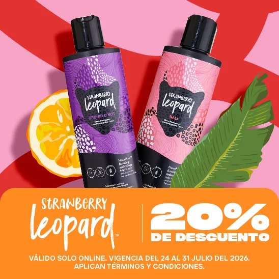 Los colores más vivos con Strawberry Leopard con un 20% de descuento