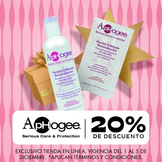 Repara tu cabello con Aphogee 25% de descuento