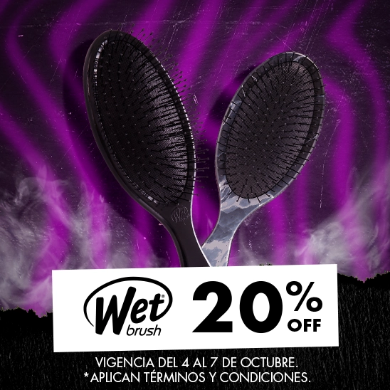 Encuentra el cepillo ideal para ti con The Wet Brush con un 20% de descuento