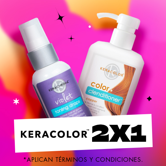 Un baño de color para tu cabello con Keracolor