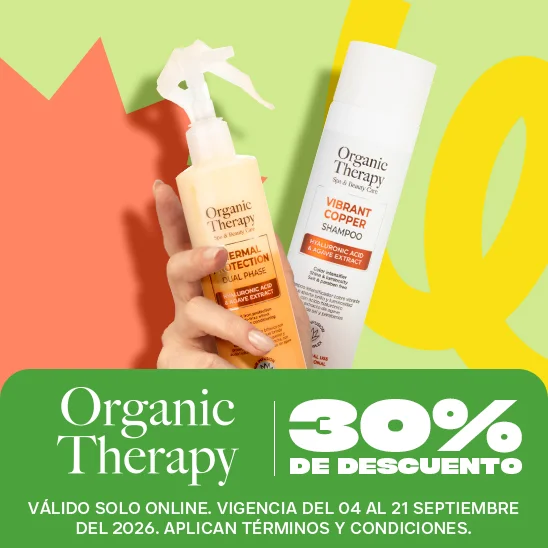 El poder orgánico para tu cabello con Organic Therapy con un 30% de descuento