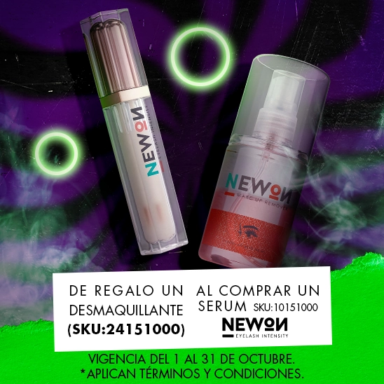 De regalo desmaquillante en la compra de 1 Serum Newon