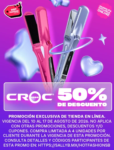 Encuentra la alaciadora perfecta con Croc con un 50% de descuento