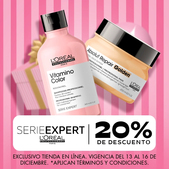 Cuidado de Salon para tu cabello con Serie Expert con un 20% de descuento