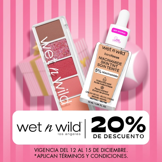 Los looks más atrevidos con Wet n Wild con un 20% de descuento