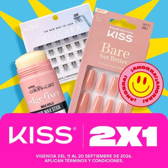 Consigue pestañas listas para salir con Kiss con un 2x1