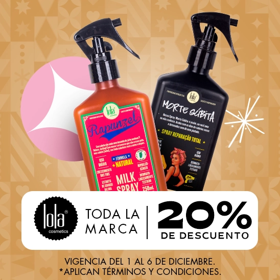 Lola Cosmetics con un 20% de descuento 