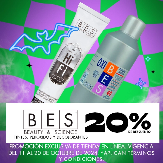 El poder italiano de Bes para revivir tu cabello seco y lograr un nuevo color, con un 20% de descuento