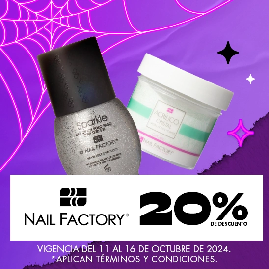 Manicure y Pedicure de salón en casa con Nail Factory, con un 20% de descuento