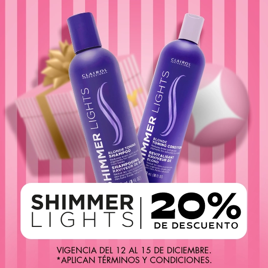 Manten tu rubio fresco con Shimmer Lights con un 20% de descuento