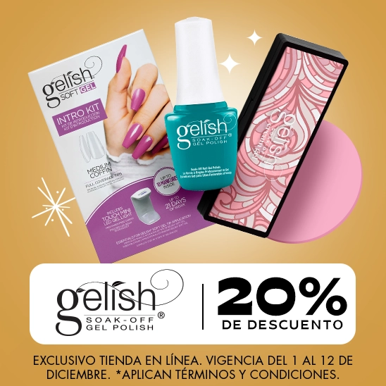 Uñas que duran para siempre con Gelish con 20% de descuento