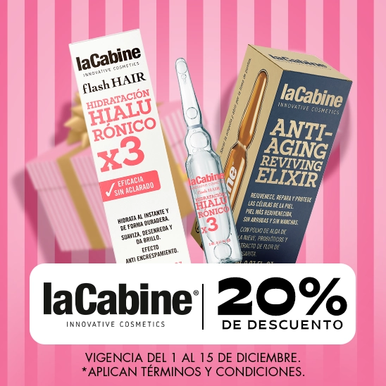 Las ampolletas maravilla que tu cabello y piel necesitan, La Cabine con un 20% de descuento