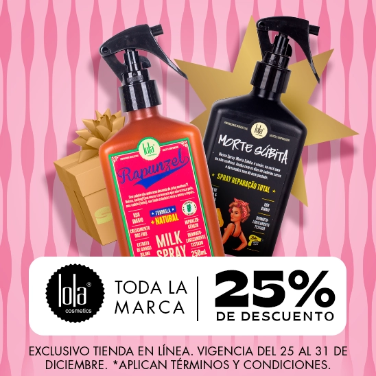 Lola Cosmetics con un 25% de descuento 