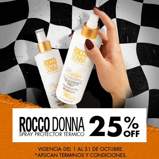 Protege tu cabello del calor con el termoprotector de Rocco Donna con un 25% de descuento