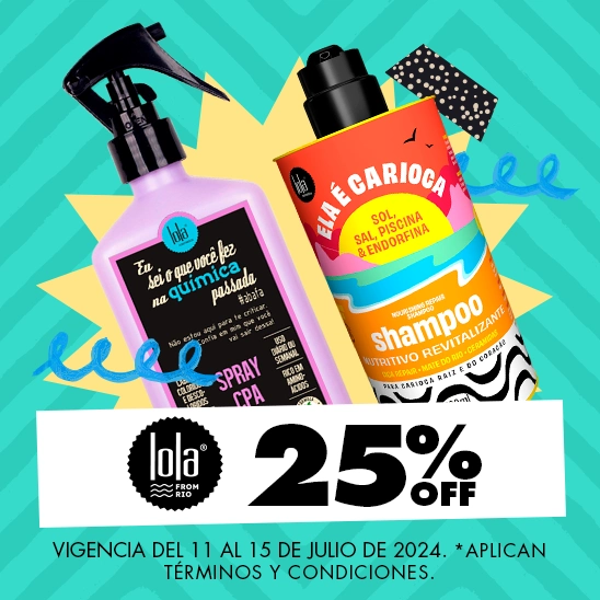 Cuidado para tu cabello desde Brazil con Lola Cosmetics, con un 25% de descuento