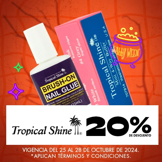 Uñas perfectas con Tropical Shine con un 20% de descuento