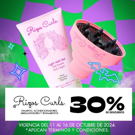 Hidratación y Rizos perfectos con Rizos Curls, con un 20% de descuento