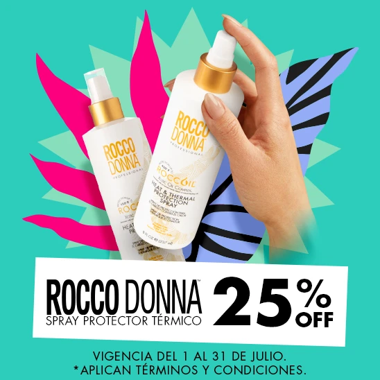 Protege tu cabello del calor con el termoprotector de Rocco Donna con un 25% de descuento