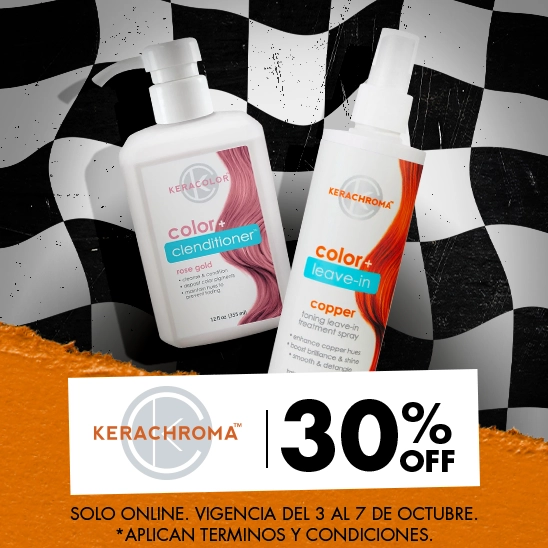 Manten tu color perfecto con Keracolor con un 30% de descuento